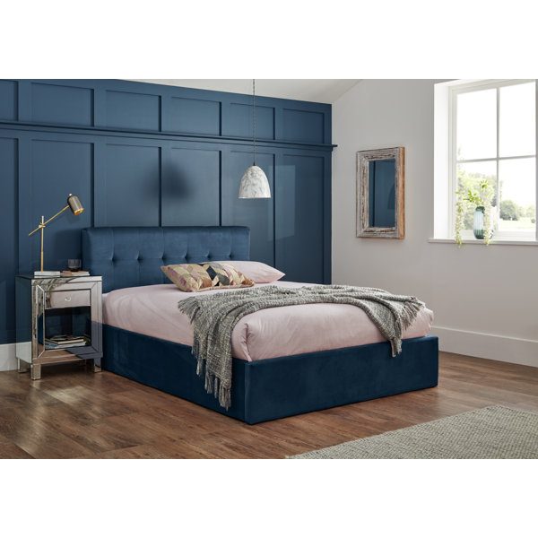 Canora Grey Adham Upholstered Ottoman Bed Wayfair.co.uk